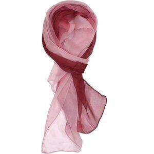 Silk Ombre Lightweight Accent Scarf-Roses